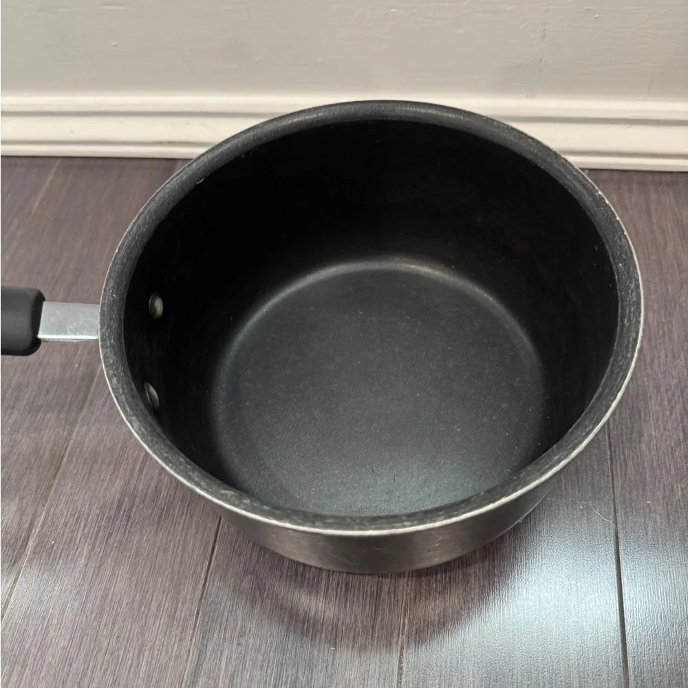 T-Fal Premium Black Non-Stick Small Saucepan Pot